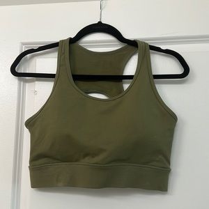 NVGTN army green performance bra